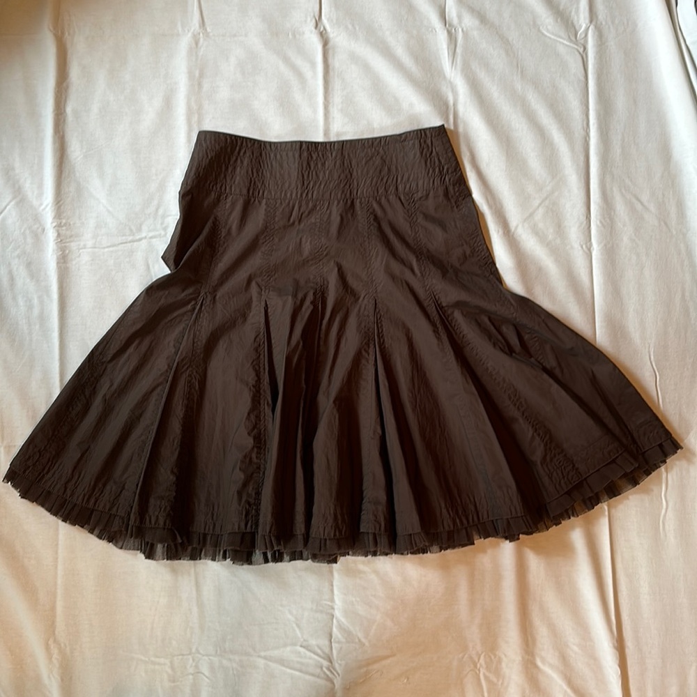 Cabi size 6 chocolate brown skirt